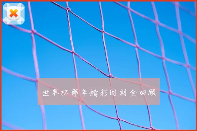 世界杯那年精彩时刻全回顾