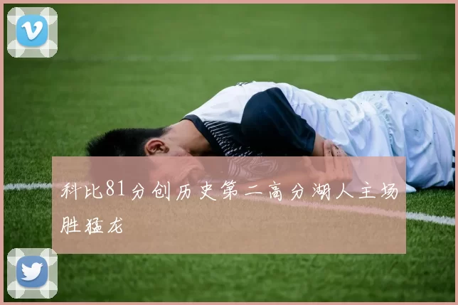科比81分创历史第二高分湖人主场胜猛龙