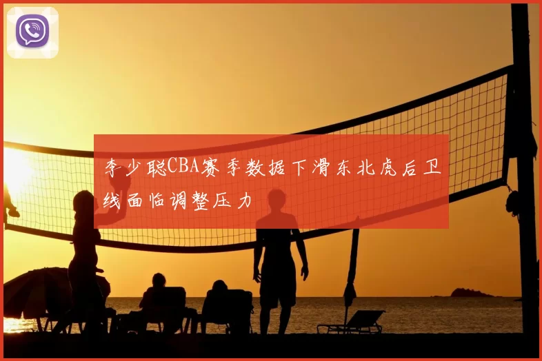 李少聪CBA赛季数据下滑东北虎后卫线面临调整压力